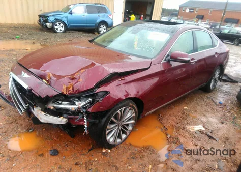 2016 Hyundai Genesis 3.8 из США, поврежденный, VIN KMHGN4JE7GU106946